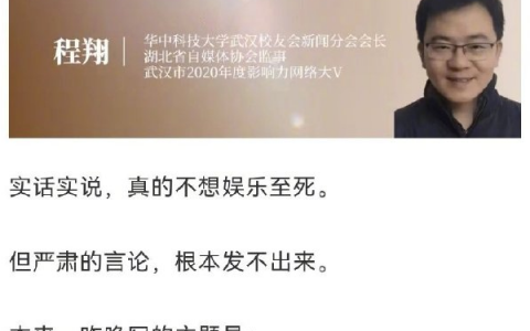 【上海震旦宋庚一被开除】后续之五:湖北省自媒体协会监事程翔 又一次可怕的举报-黑榜