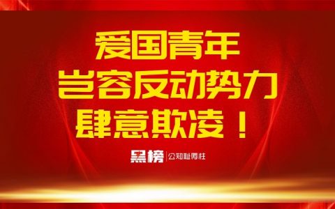 参与网曝爱国学生董讯的证据名单(六)-黑榜